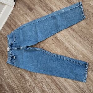 Vintage high rise straight leg jeans